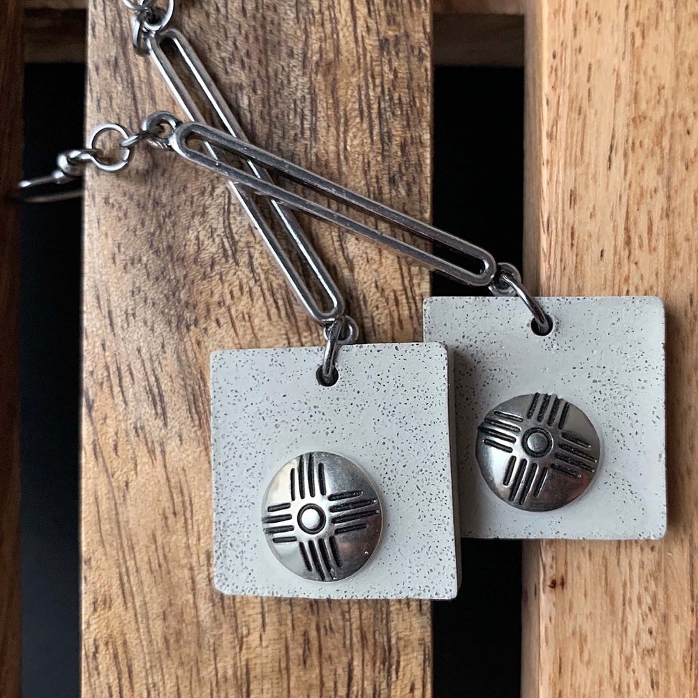 Women's Earrings (Concrete Earrings)